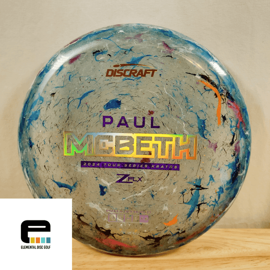 Discraft Jawbreaker Z Flx Kratos (Paul McBeth Tour Series 2024) - Elemental Disc Golf