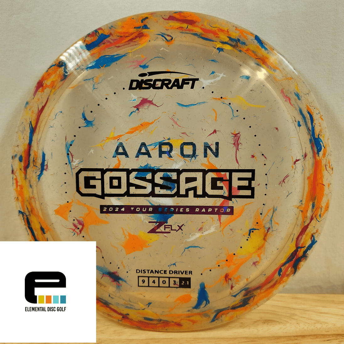 Discraft Jawbreaker Z Flx Raptor (Aaron Gossage Tour Series 2024) - Elemental Disc Golf