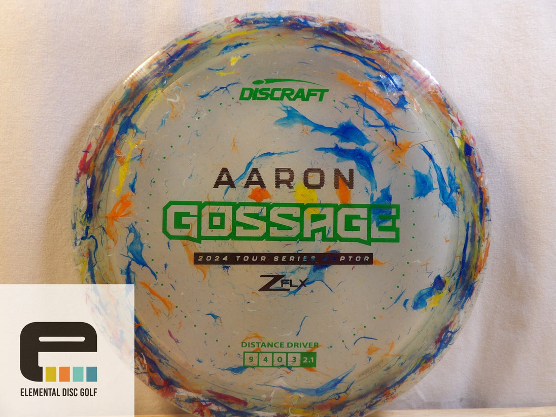 Discraft Jawbreaker Z Flx Raptor (Aaron Gossage Tour Series 2024) - Elemental Disc Golf