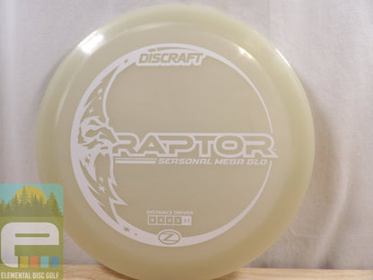 Discraft Mega Glo Raptor (9/4/0/3) - Elemental Disc Golf