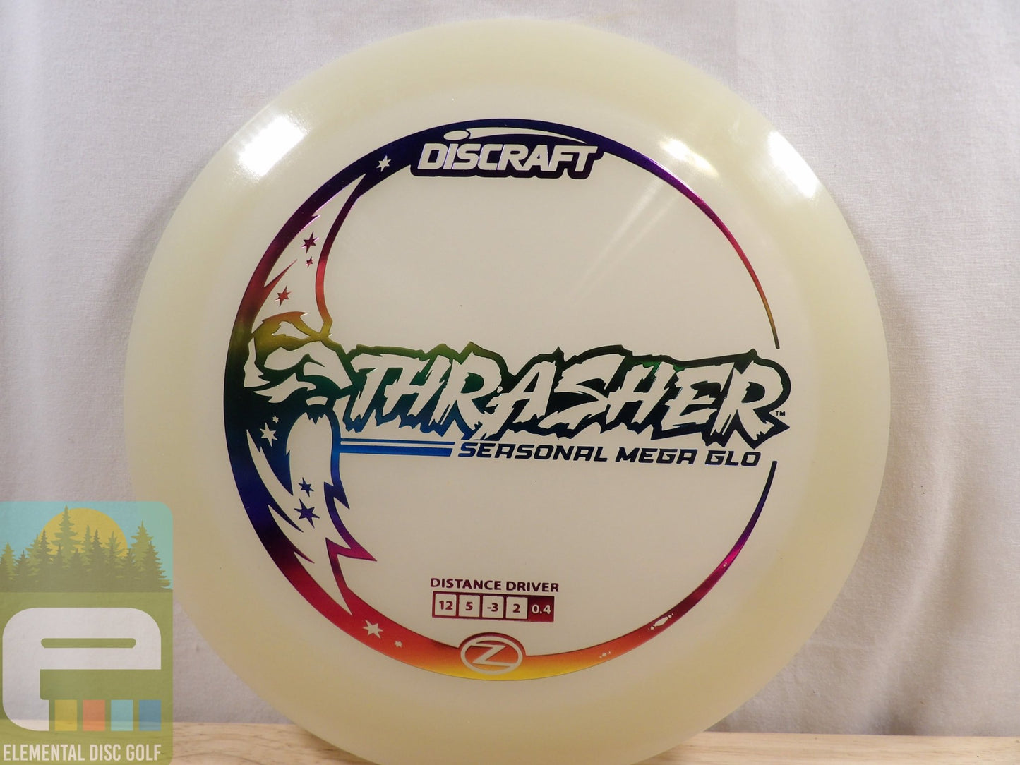 Discraft Mega Glo Thrasher (12/5/ - 3/2) - Elemental Disc Golf