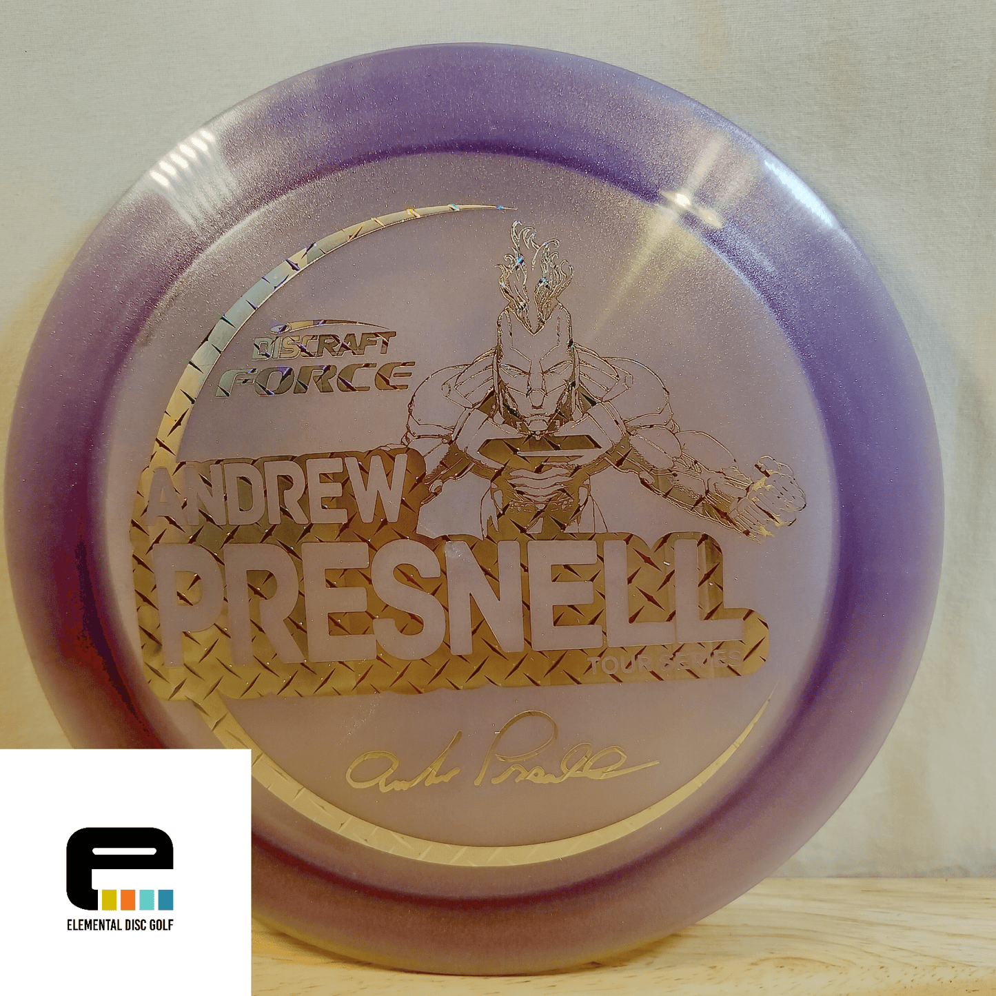 Discraft Metallic Z Force (Presnell 2021) 12/5/0/3 - Elemental Disc Golf