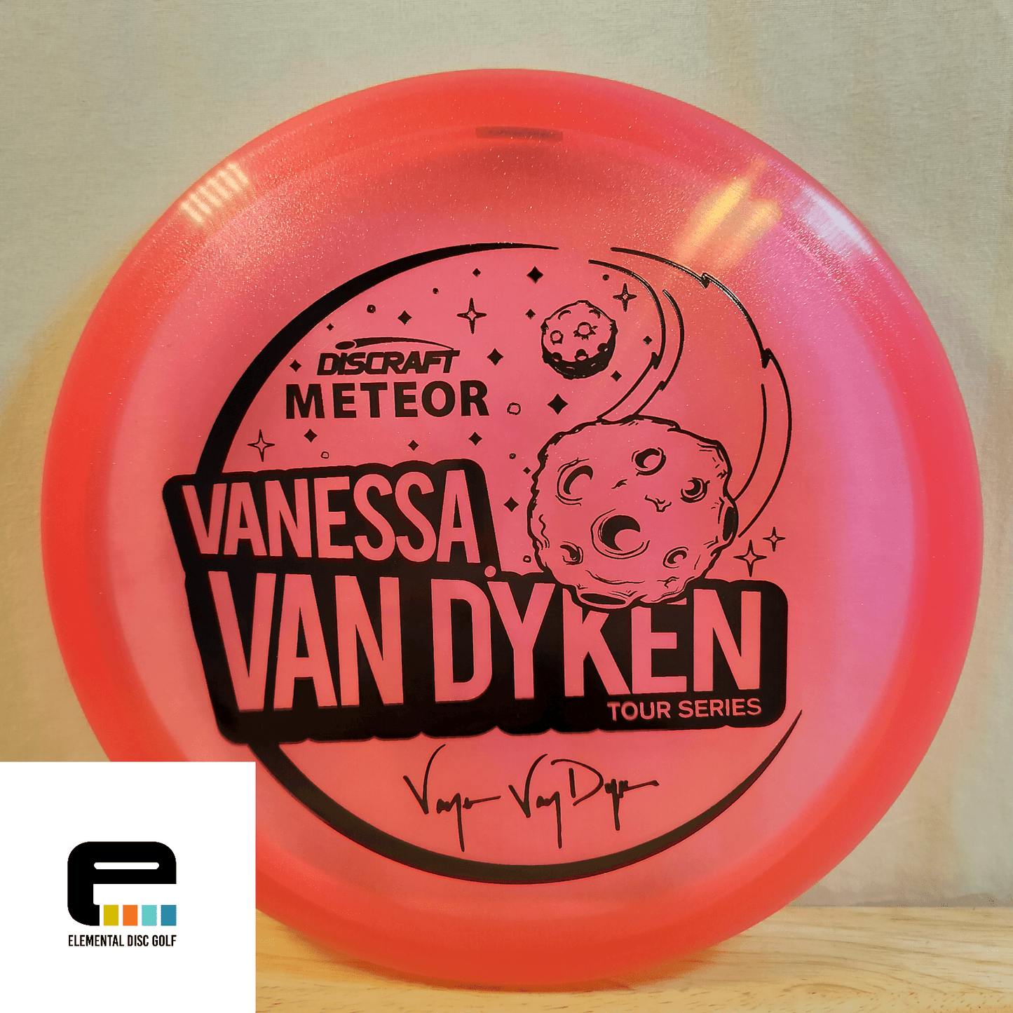Discraft Metallic Z Meteor (Van Dyken 2021) 5/5/-3/1 - Elemental Disc Golf