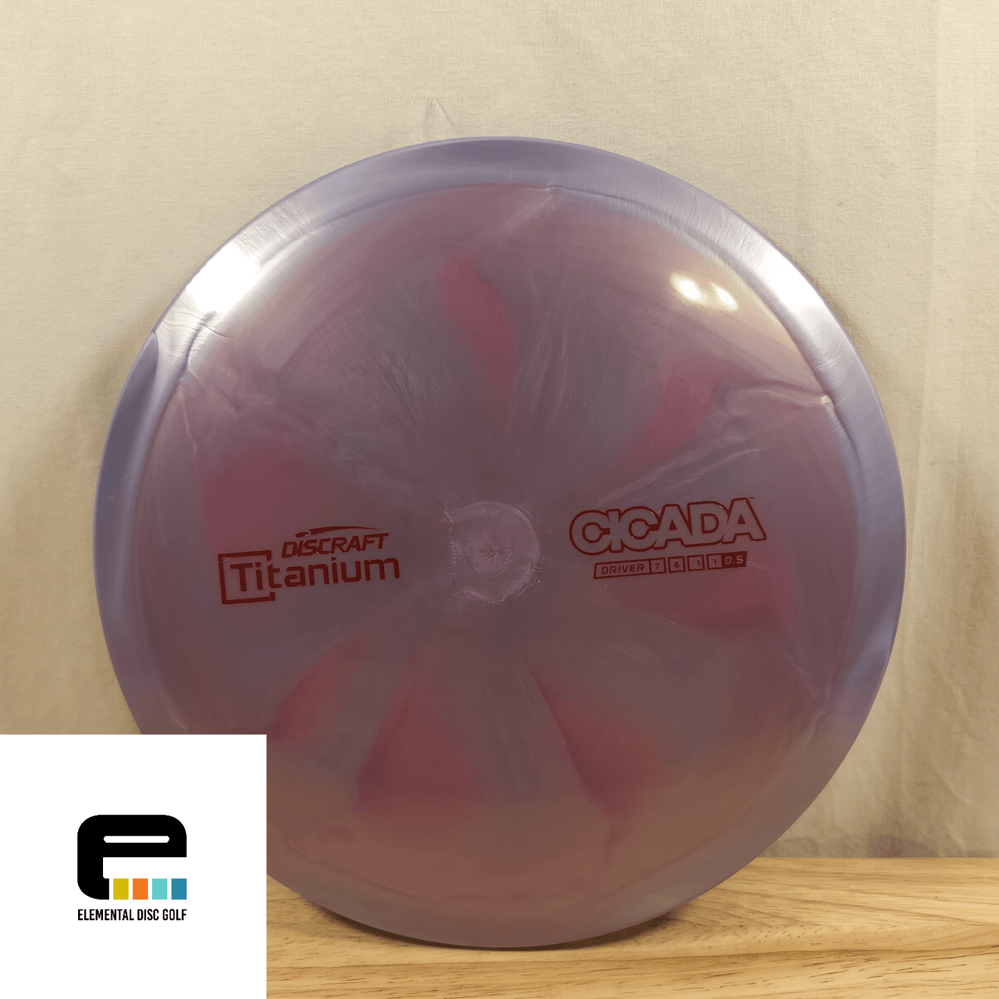Discraft Titanium Cicada (New Blend) 7/5/-1/1 - Elemental Disc Golf