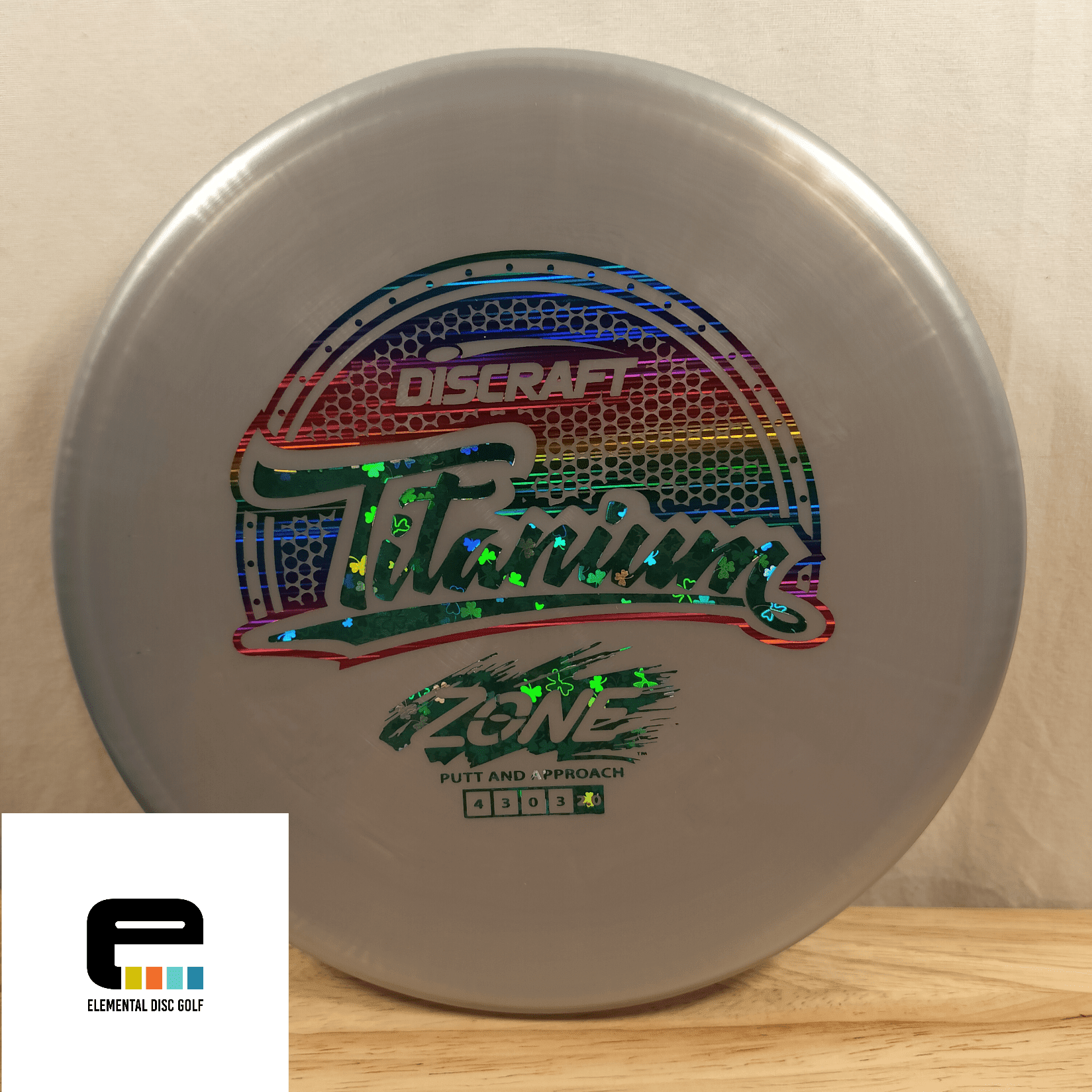 Discraft Titanium Zone (Old Blend) - 4/3/0/3 - Elemental Disc Golf