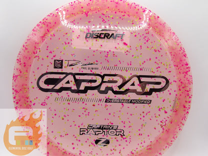 Discraft Z Confetti Captains Raptor (9/3/1/4) - Elemental Disc Golf