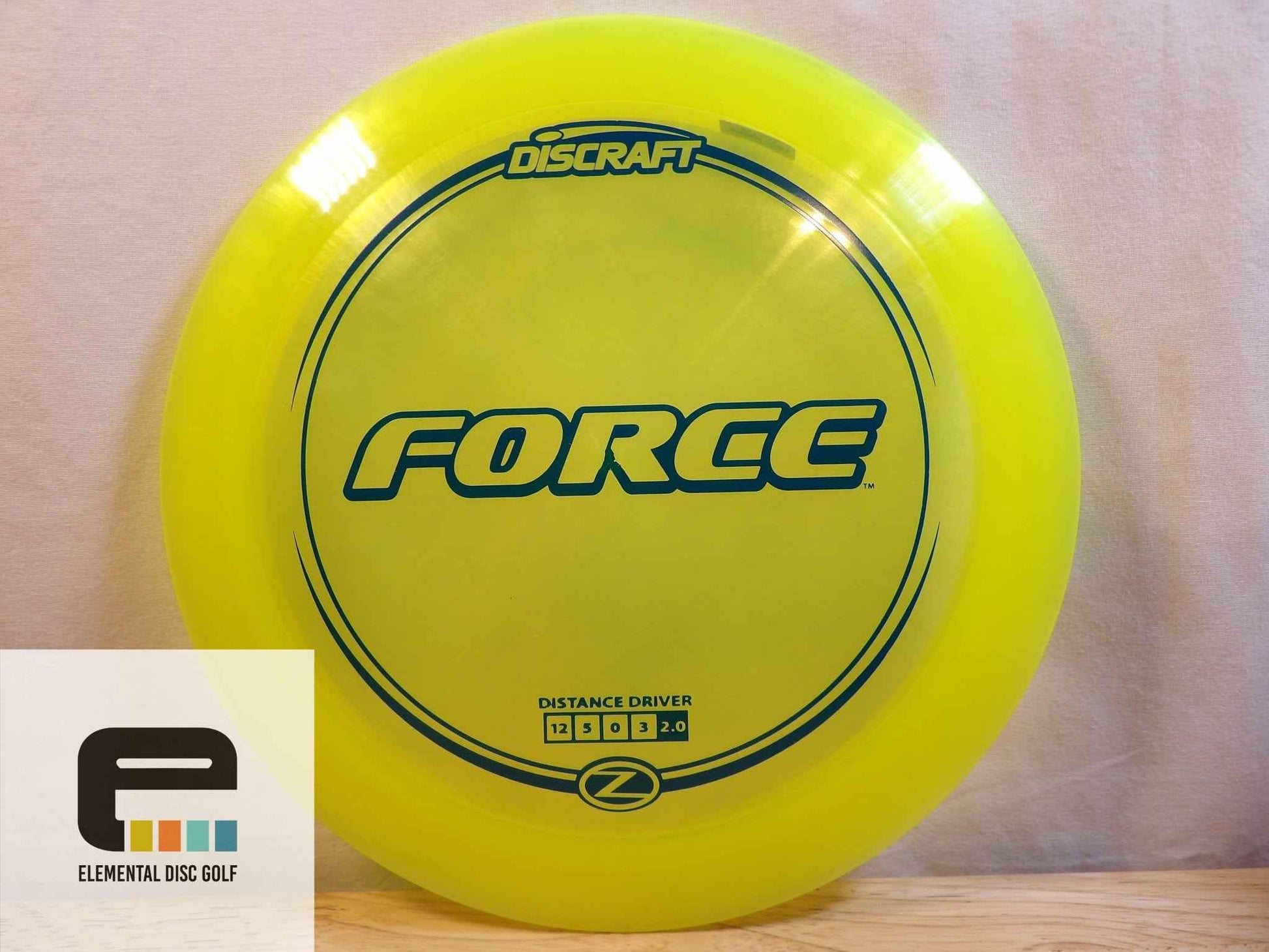 Discraft Z Force ( 12 / 5 / 0 / 3 ) - Elemental Disc Golf