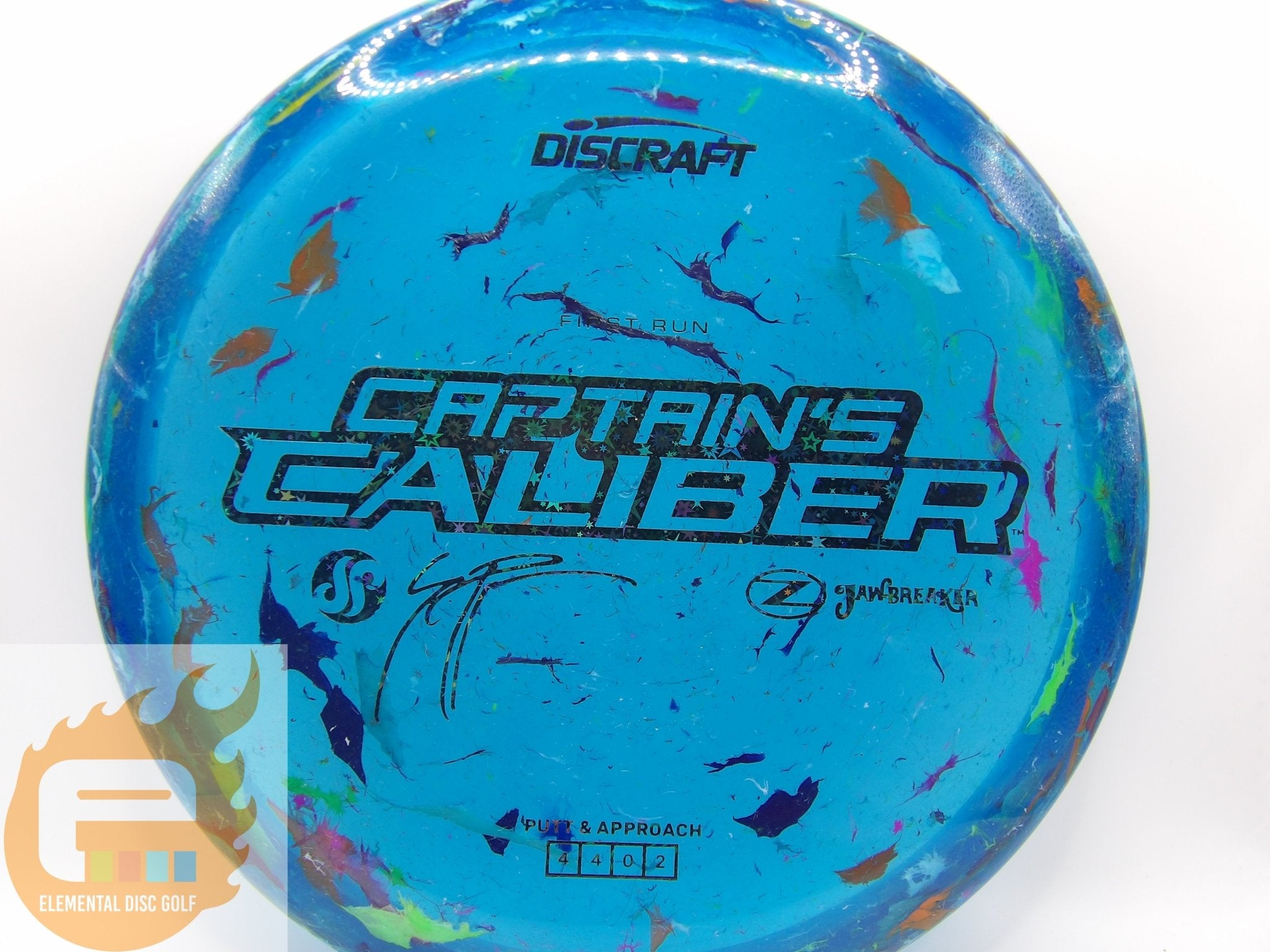 Discraft Z Jawbreaker Captain’s Caliber (4/4/0/2) First Run - Elemental Disc Golf