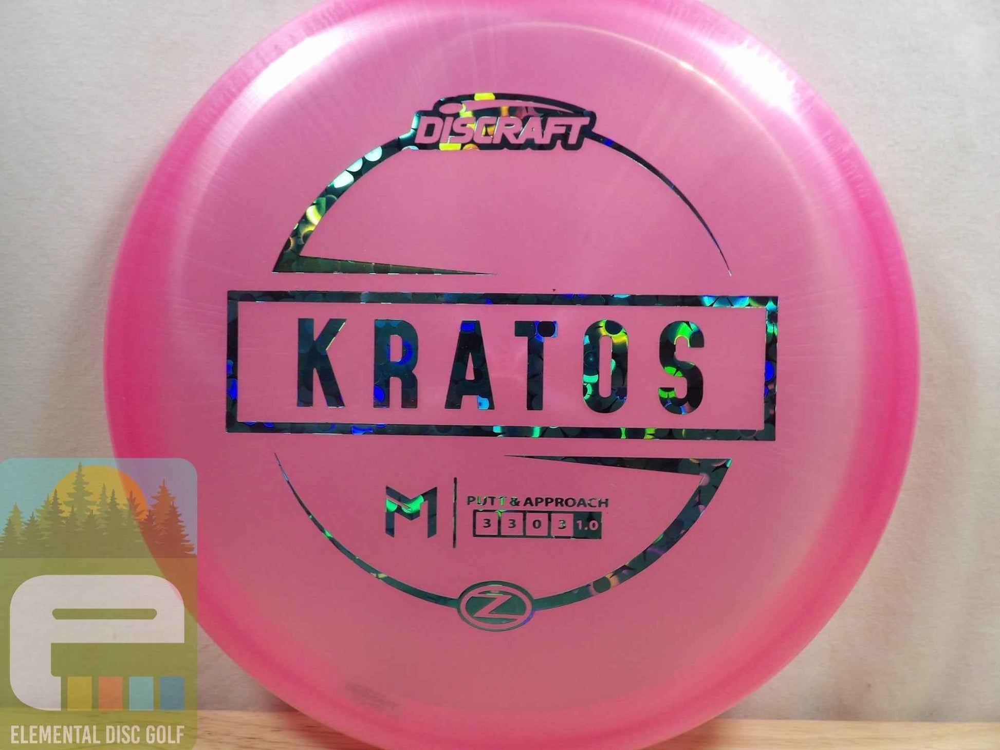 Discraft Z Kratos (3/3/0/3) - Elemental Disc Golf