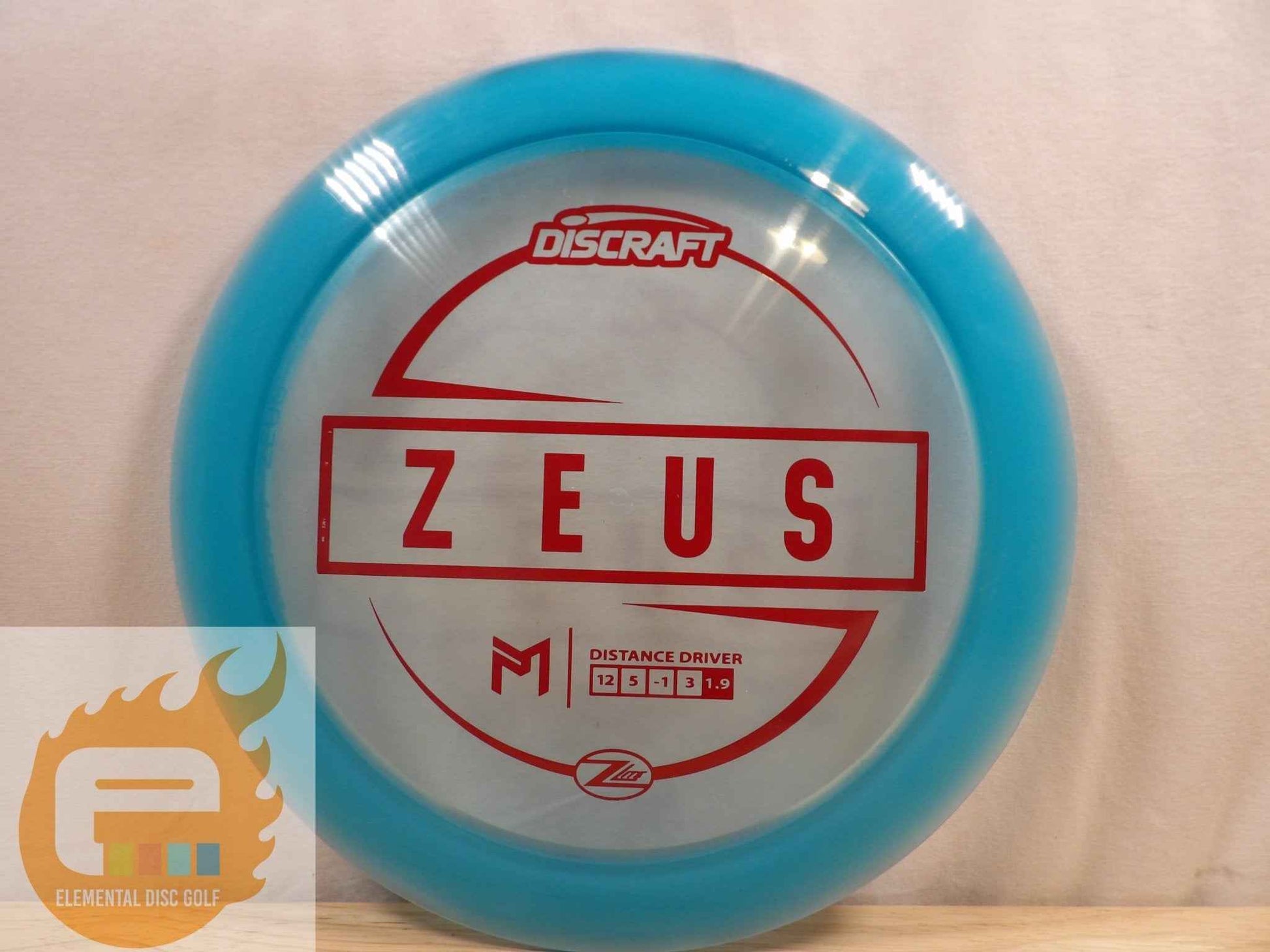 Discraft Z Lite Zeus (12/5/-1/3) - Elemental Disc Golf