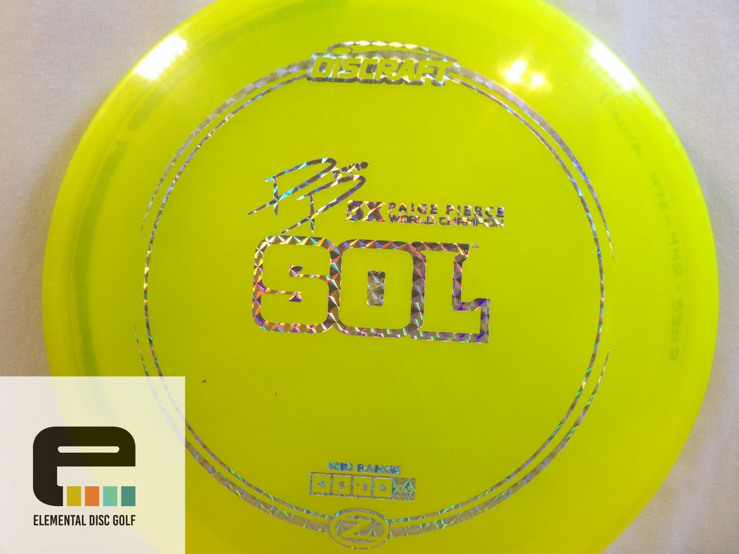 Discraft Z Sol (USED) - Elemental Disc Golf