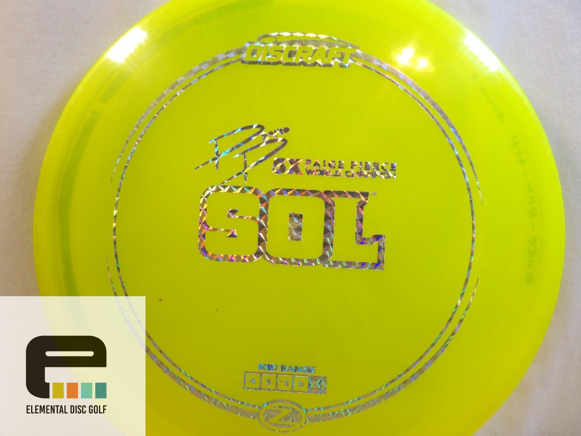 Discraft Z Sol (USED) - Elemental Disc Golf