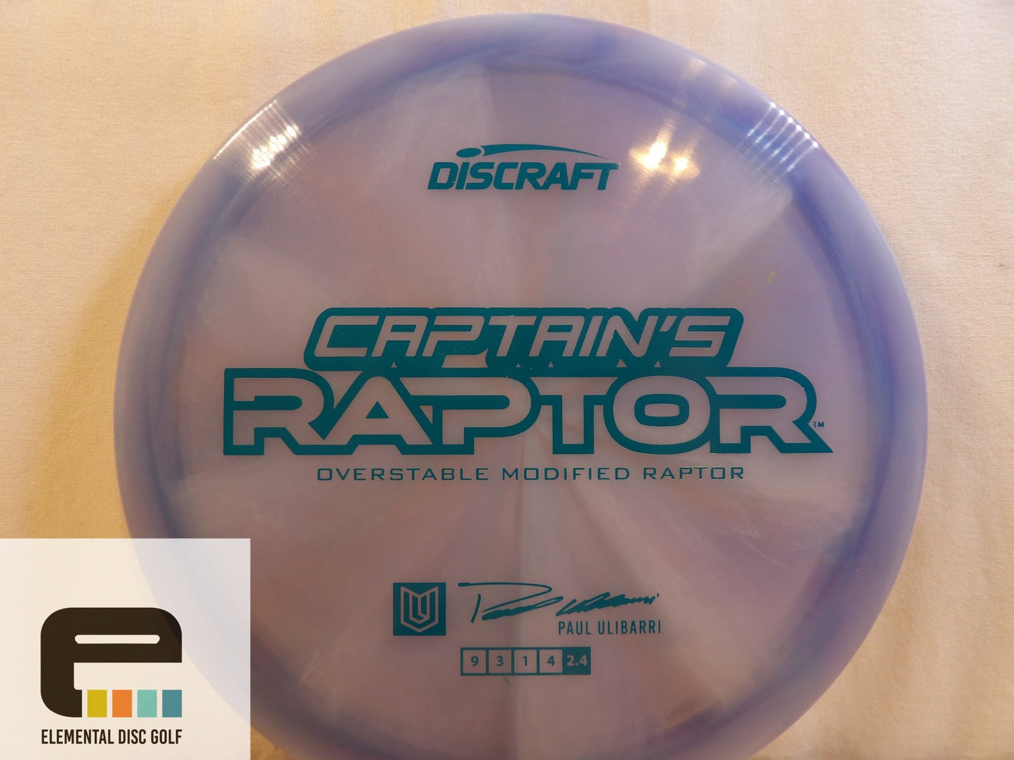 Discraft Z Swirl Captain's Raptor - Elemental Disc Golf