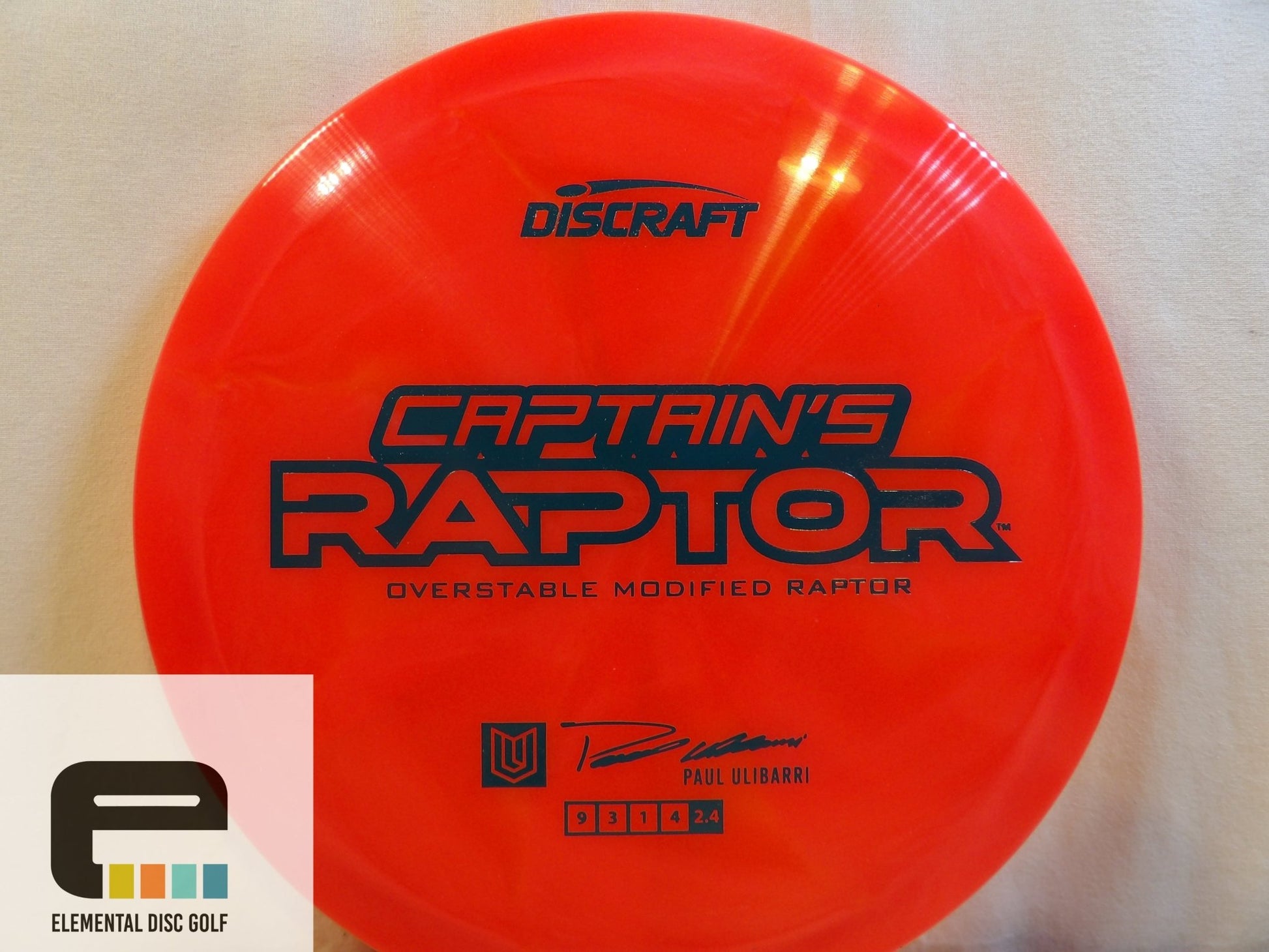 Discraft Z Swirl Captain's Raptor - Elemental Disc Golf