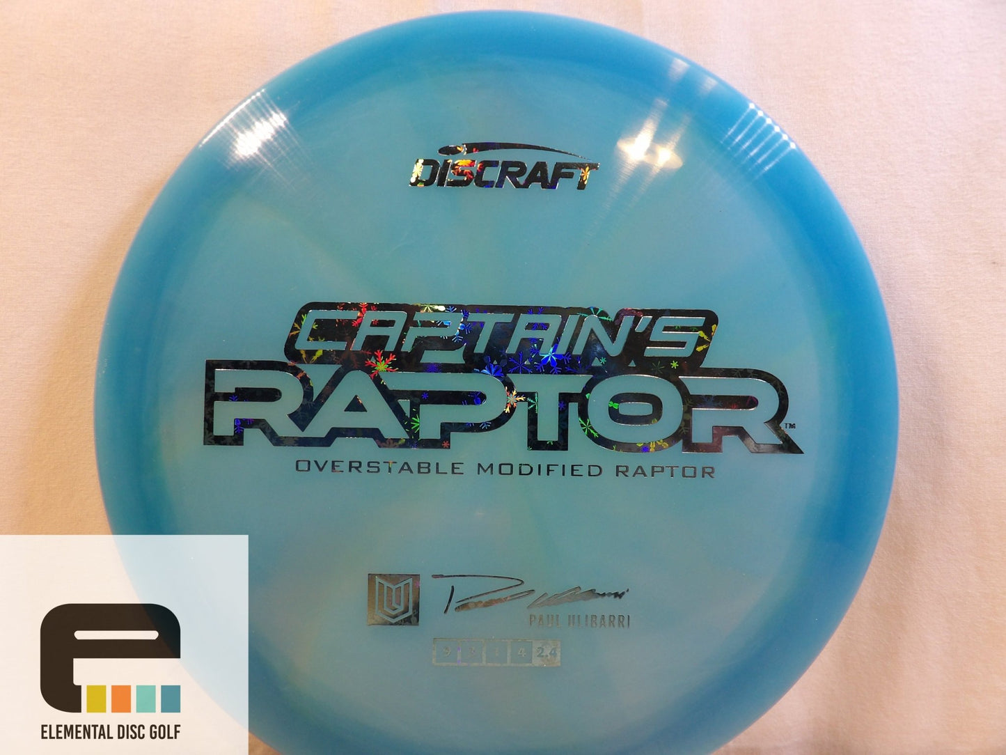 Discraft Z Swirl Captain's Raptor - Elemental Disc Golf