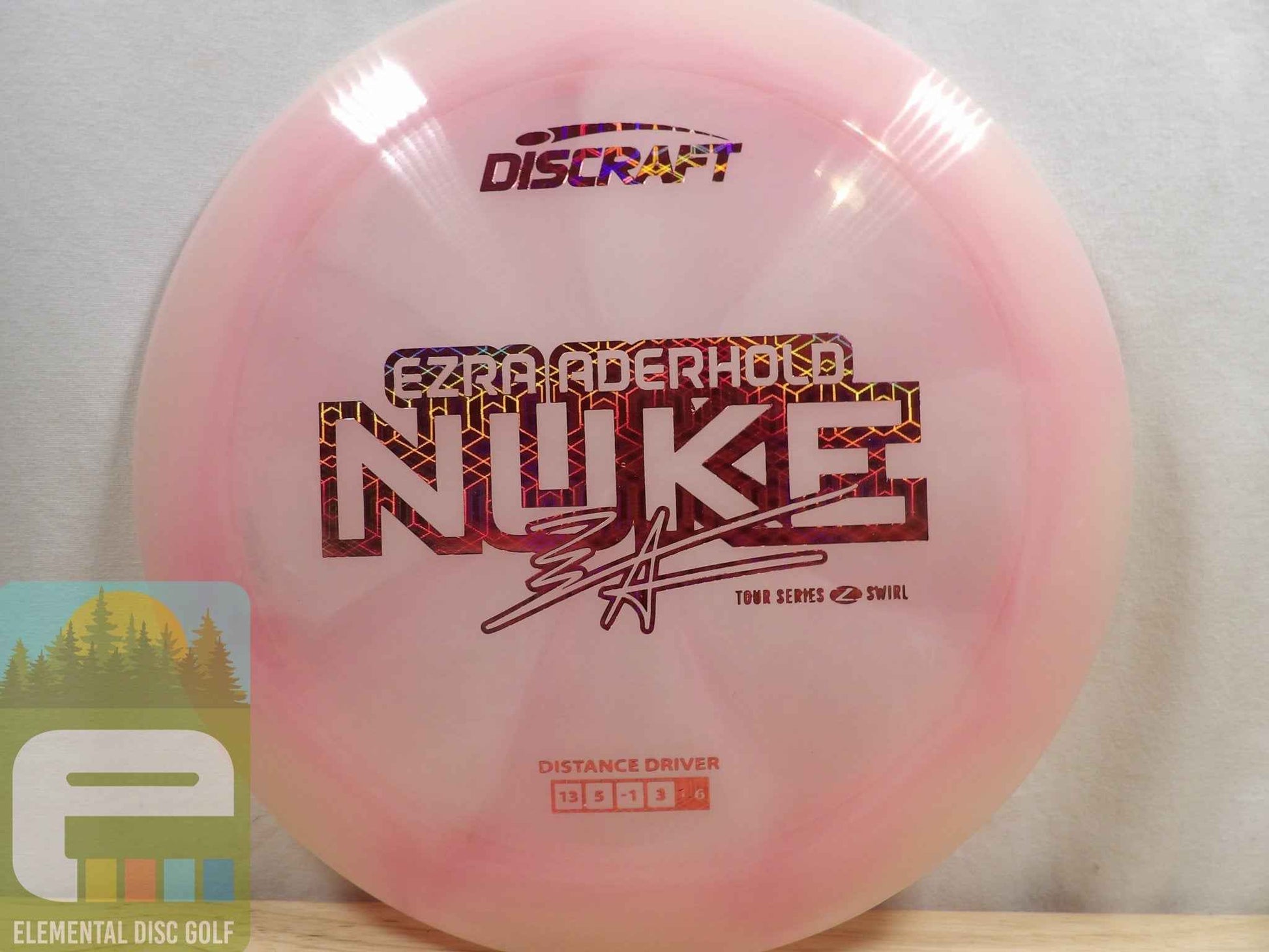 Discraft Z Swirl Nuke (13/5/-1/3) 2025 Ezra Aderhold - Elemental Disc Golf