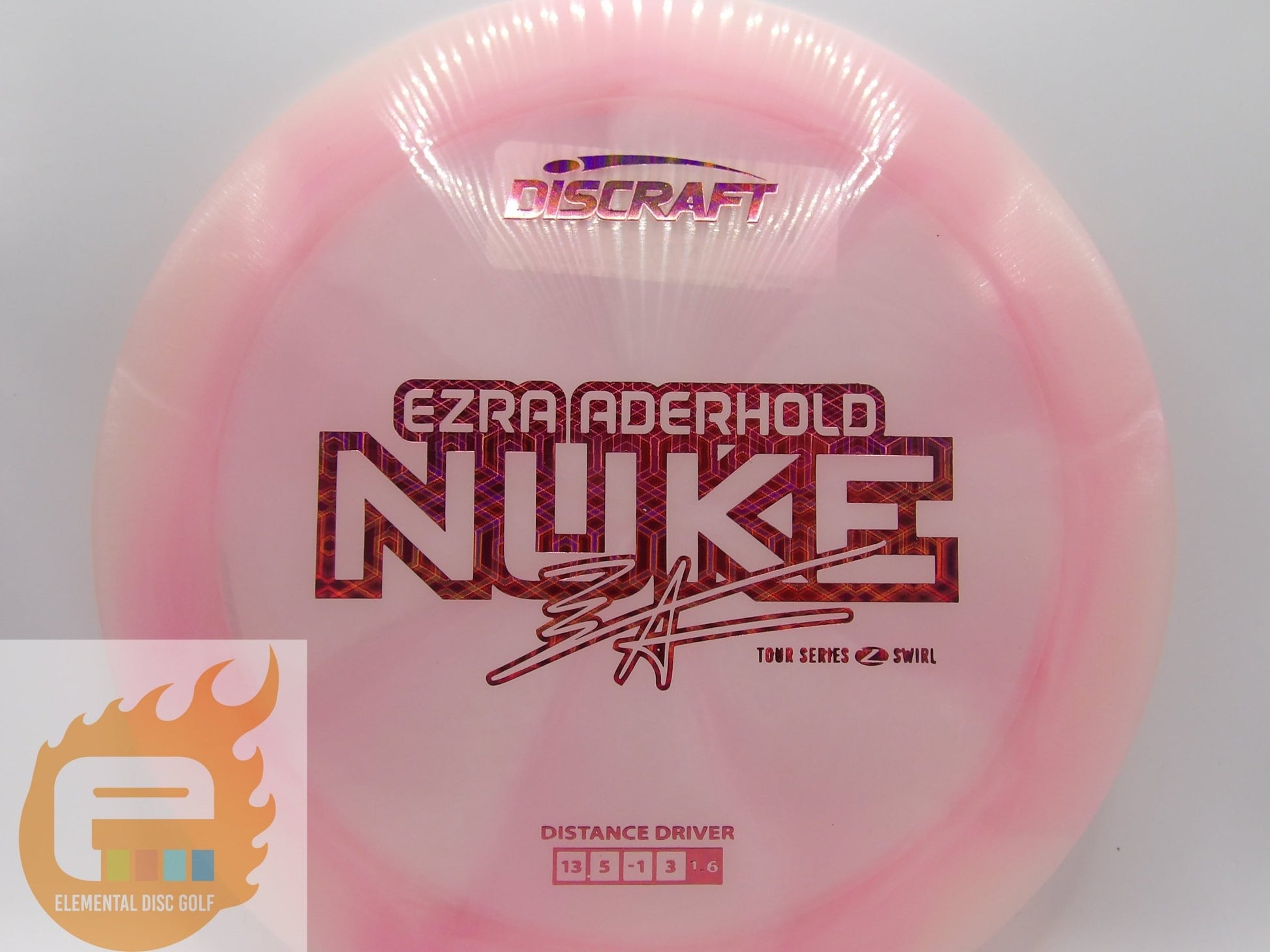 Discraft Z Swirl Nuke (13/5/-1/3) 2025 Ezra Aderhold - Elemental Disc Golf