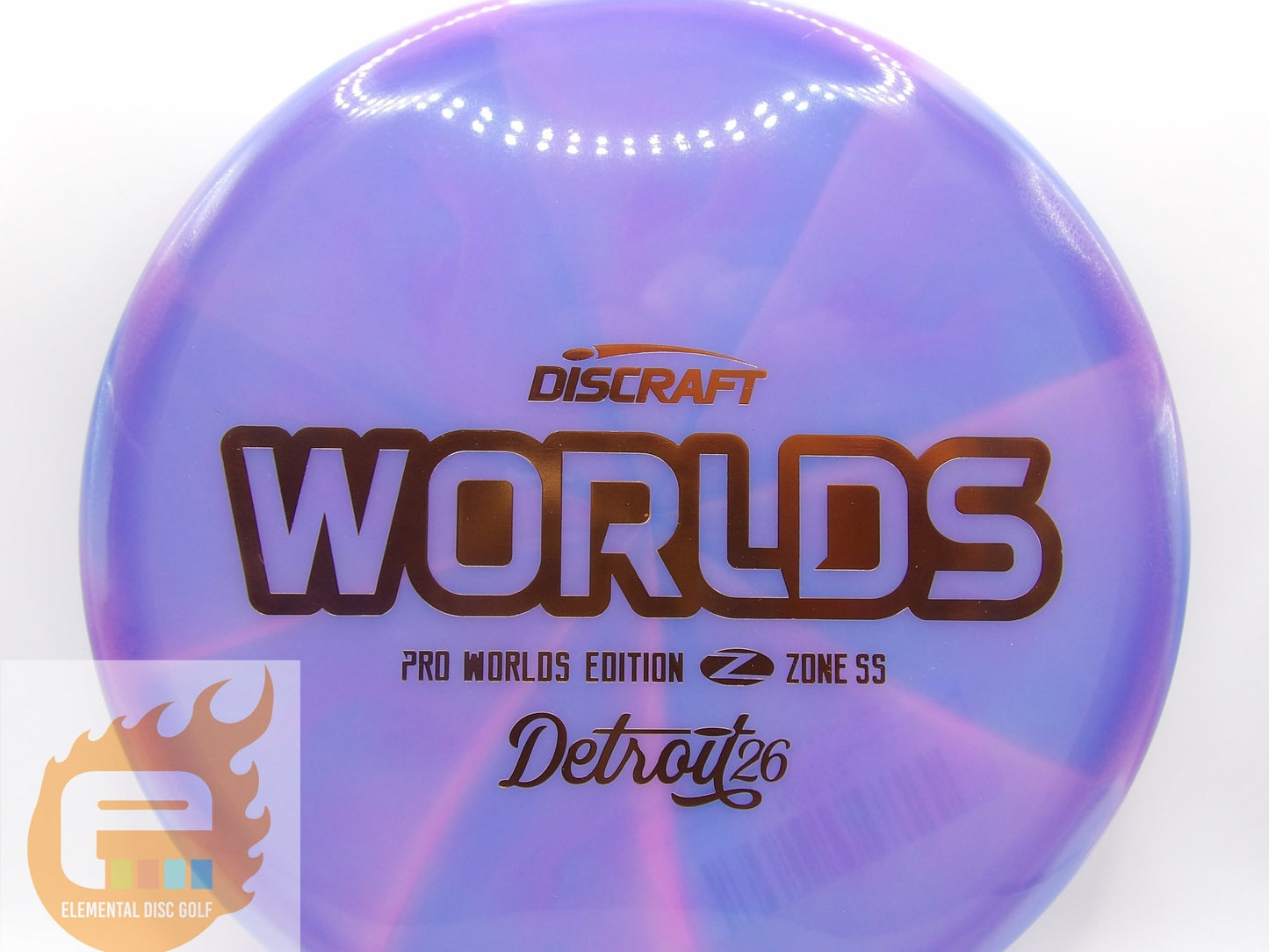 Discraft Z Swirl Zone SS (4/4/-1/2) 2026 Worlds Edition - Elemental Disc Golf