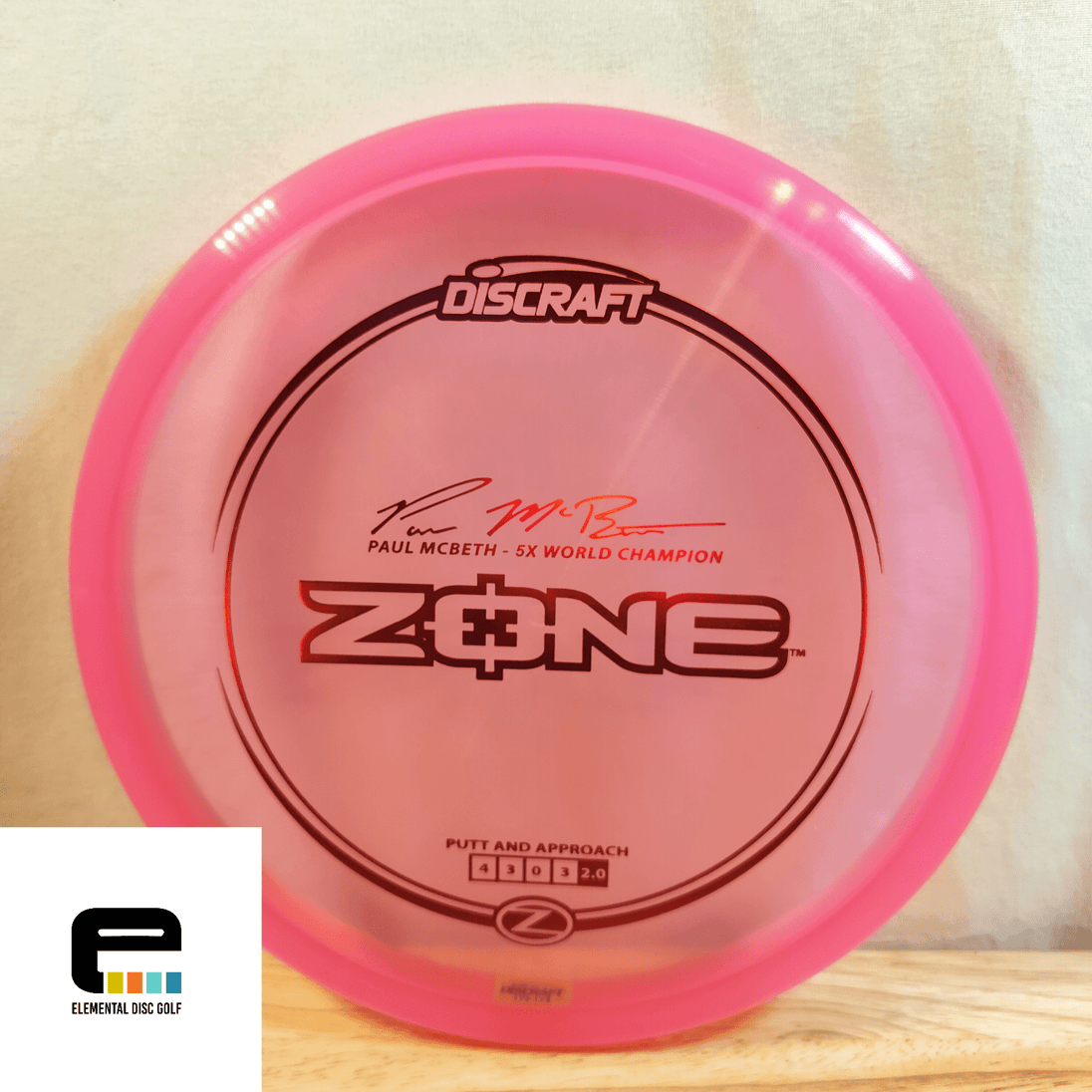 Discraft Z Zone (Paul McBeth 5x) - Elemental Disc Golf