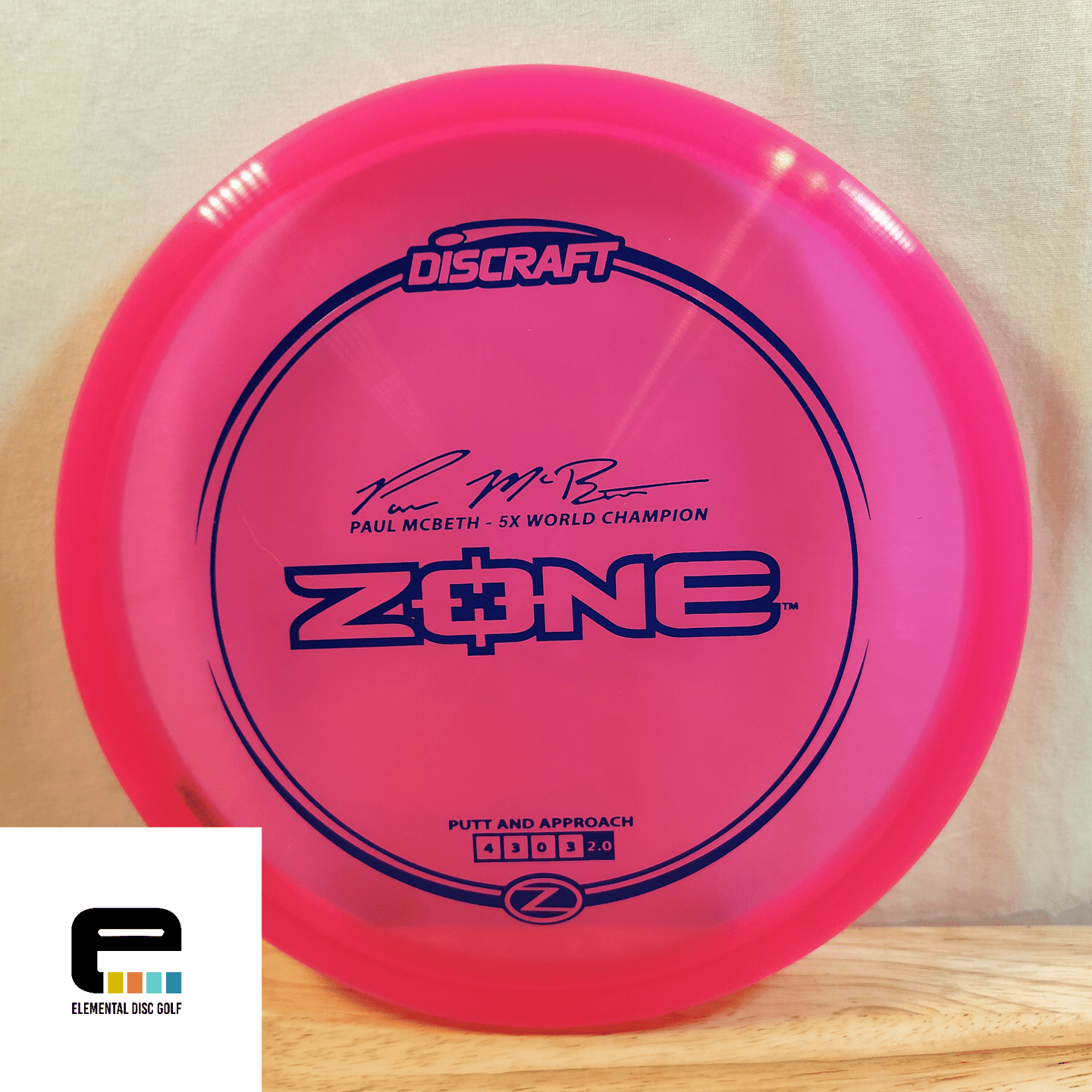 Discraft Z Zone (Paul McBeth 5x) - Elemental Disc Golf