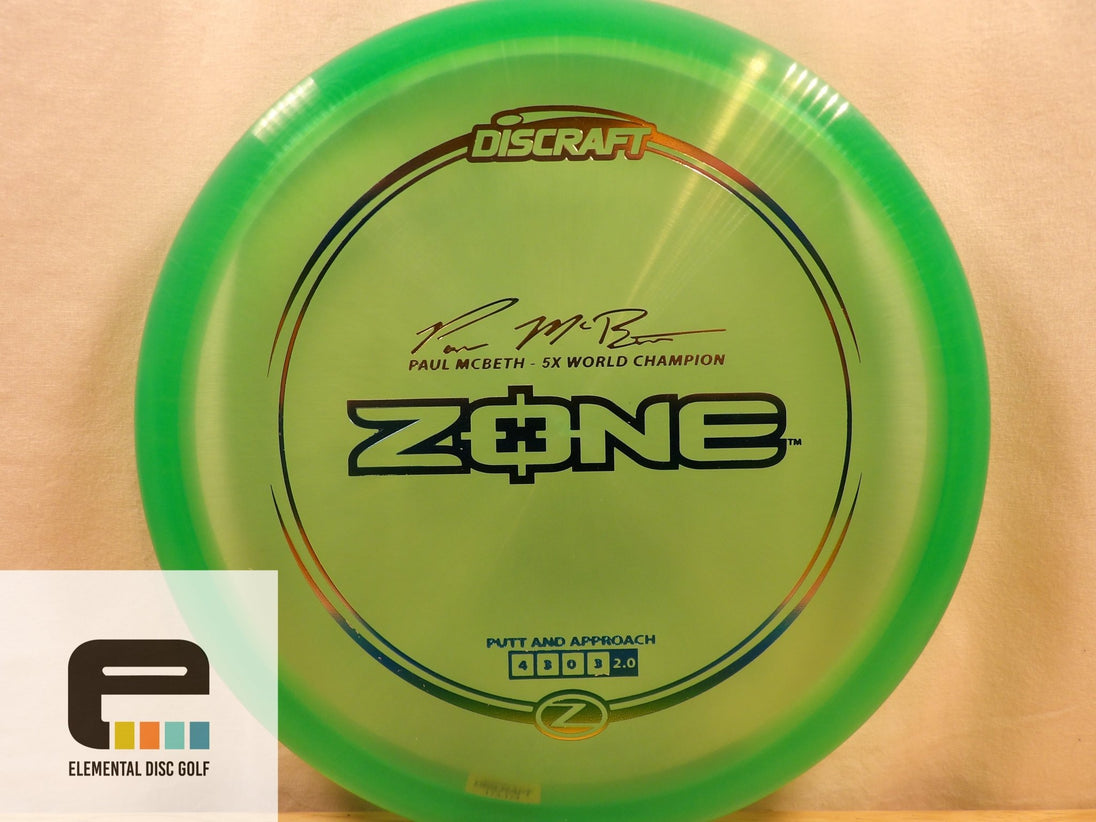 Discraft Z Zone (Paul McBeth 5x) - Elemental Disc Golf