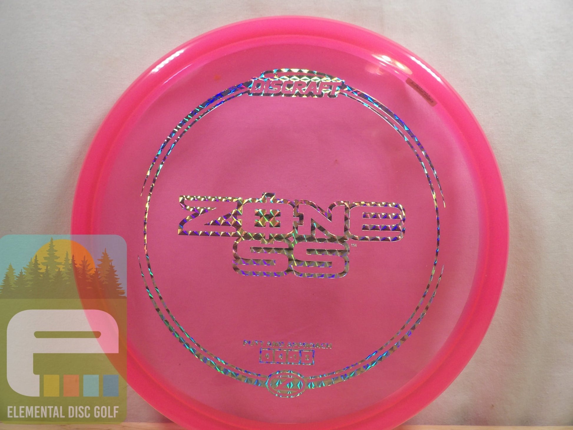 Discraft Z Zone SS (4/4/ - 1/2) - Elemental Disc Golf