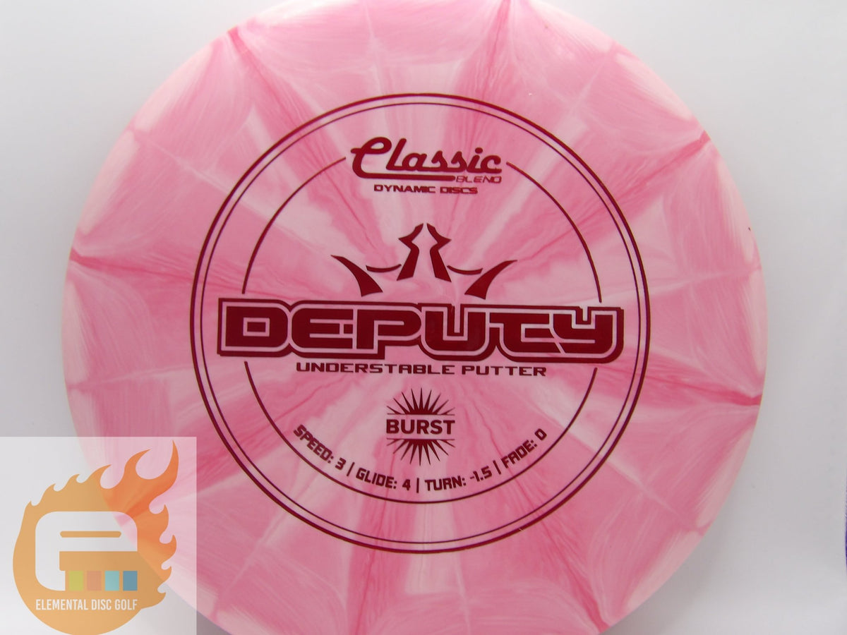 Dynamic Discs Classic Blend Burst Deputy (3/4/-1.5/0) - Elemental Disc Golf