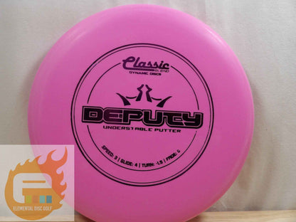 Dynamic Discs Classic Blend Deputy (3/4/-1.5/0) - Elemental Disc Golf