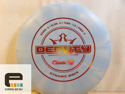 Dynamic Discs Classic Burst Deputy (3/4/-1.5/0) - Elemental Disc Golf