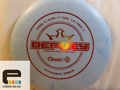 Dynamic Discs Classic Burst Deputy (3/4/-1.5/0) - Elemental Disc Golf
