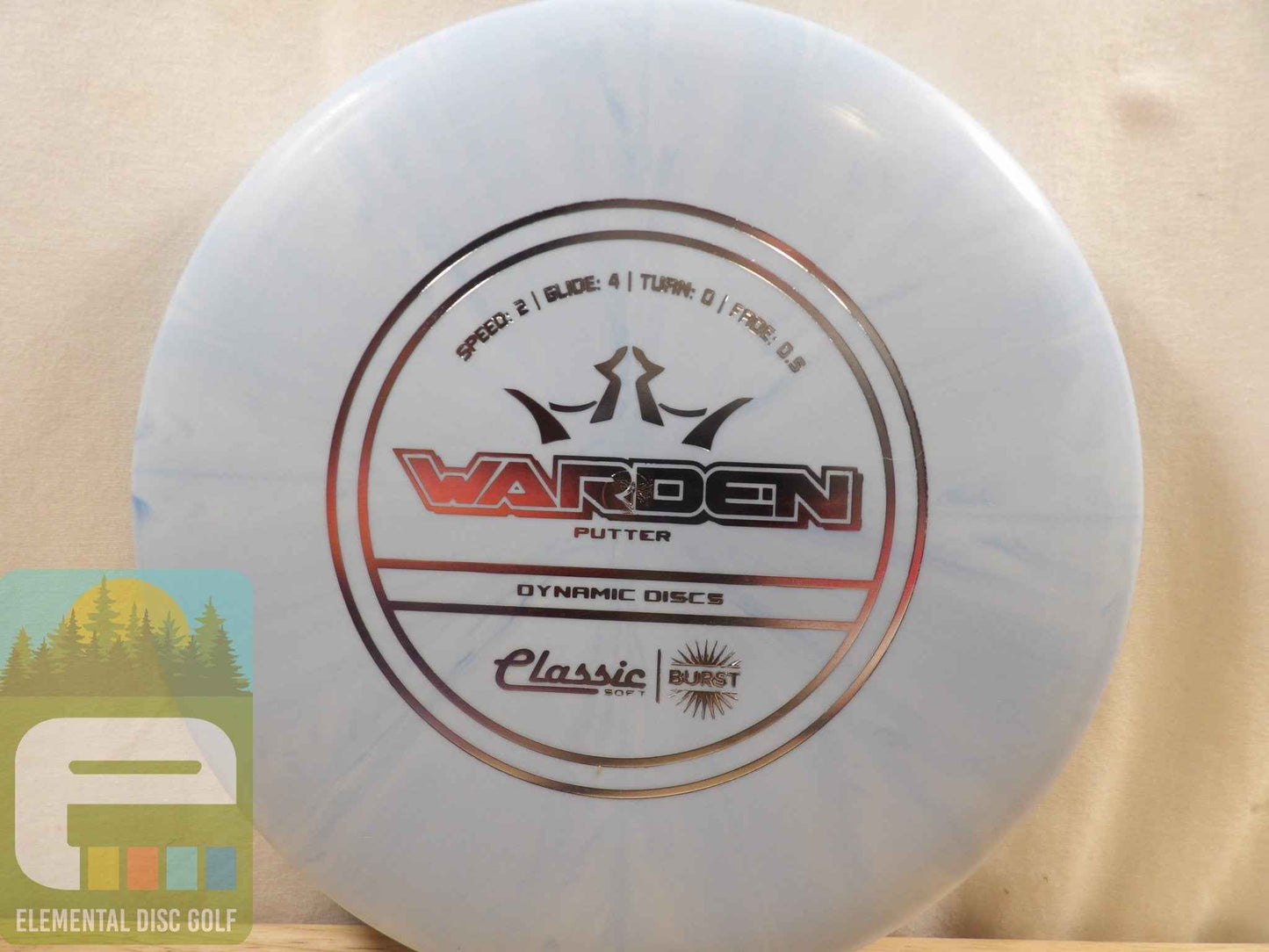 Dynamic Discs Classic Soft Burst Warden (2/4/0/0.5) - Elemental Disc Golf