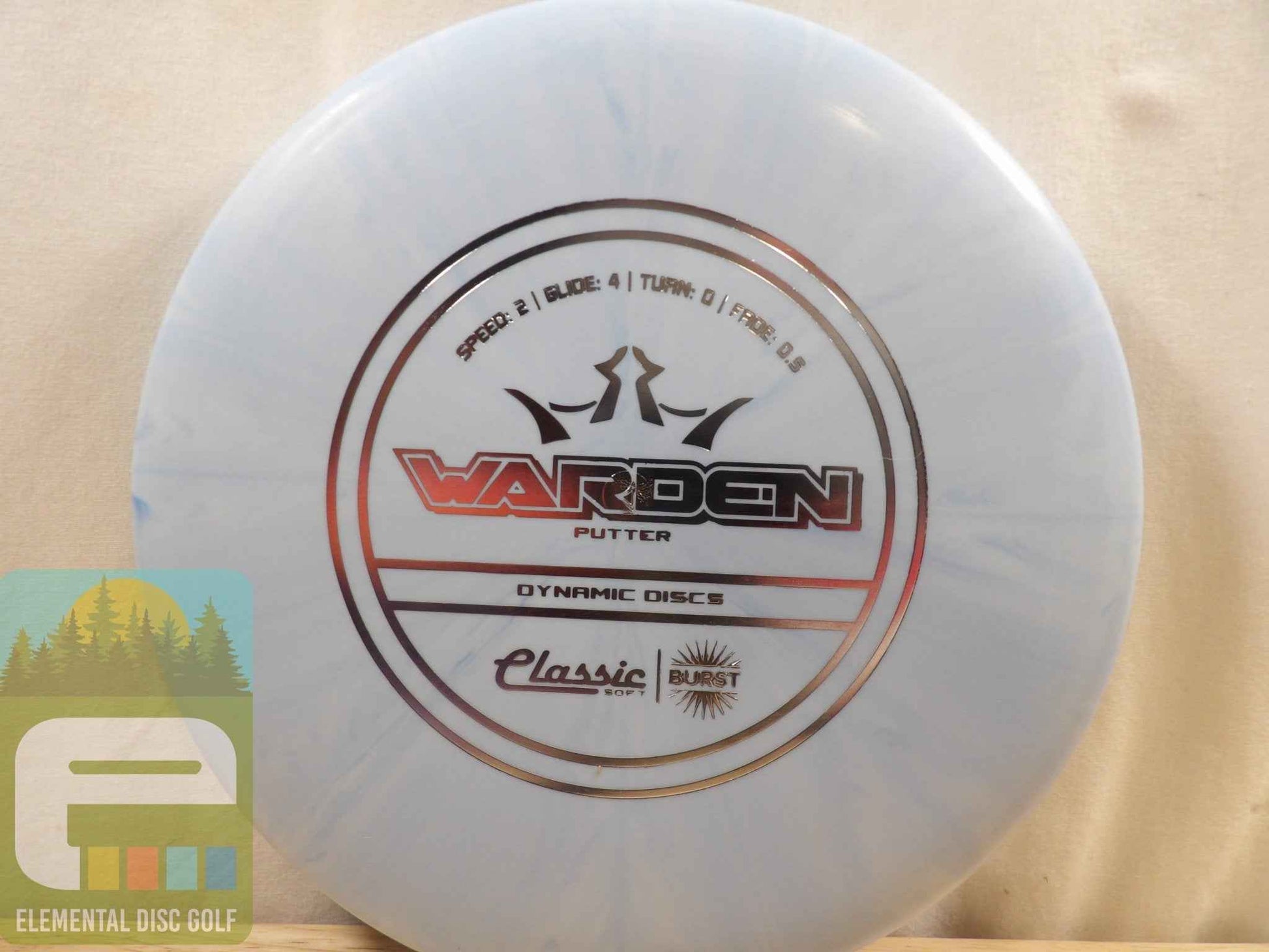 Dynamic Discs Classic Soft Burst Warden (2/4/0/0.5) - Elemental Disc Golf