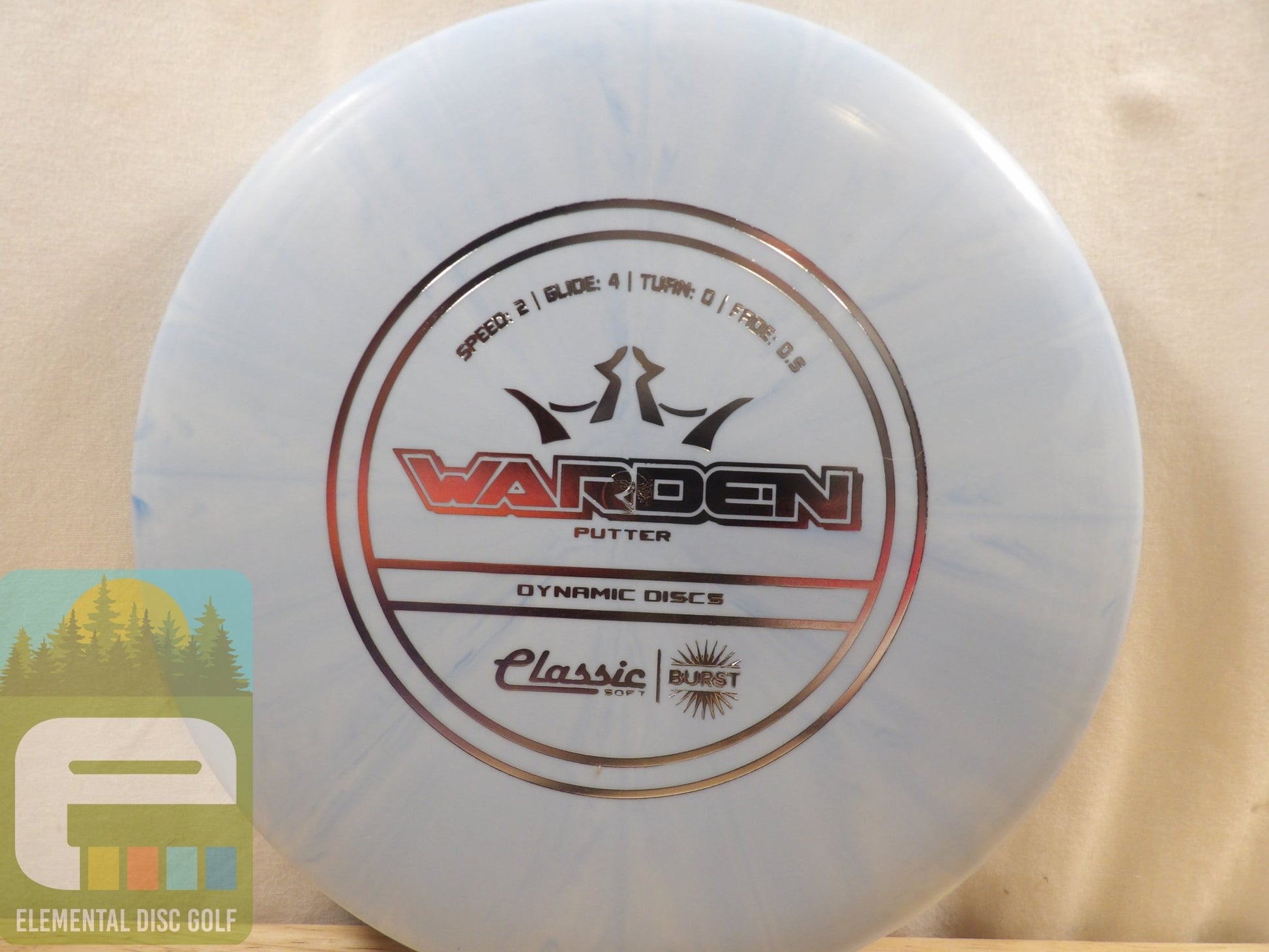Dynamic Discs Classic Soft Burst Warden (2/4/0/0.5) - Elemental Disc Golf