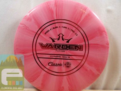 Dynamic Discs Classic Soft Burst Warden (2/4/0/0.5) - Elemental Disc Golf