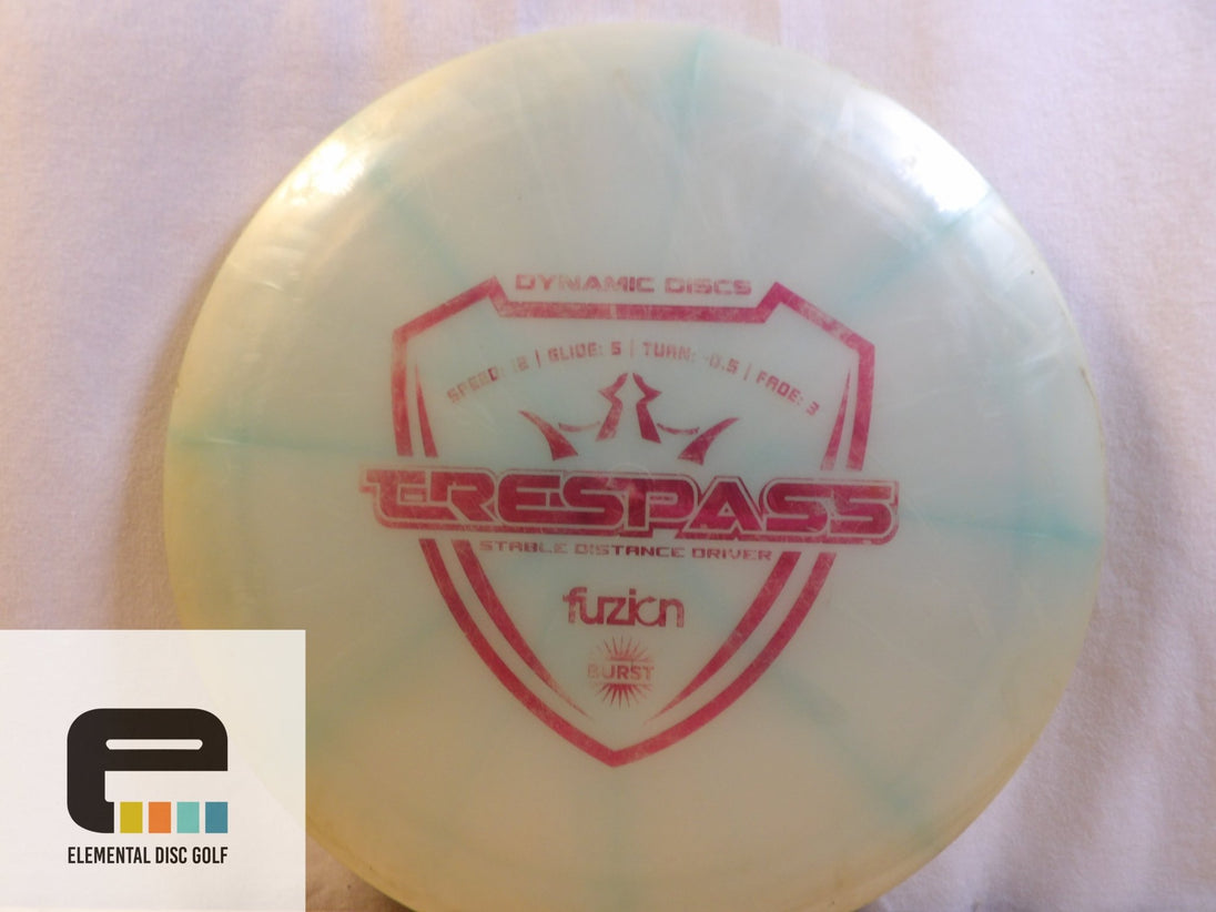 Dynamic Discs Fuzion Burst Trespass (USED) - Elemental Disc Golf