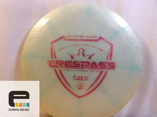 Dynamic Discs Fuzion Burst Trespass (USED) - Elemental Disc Golf