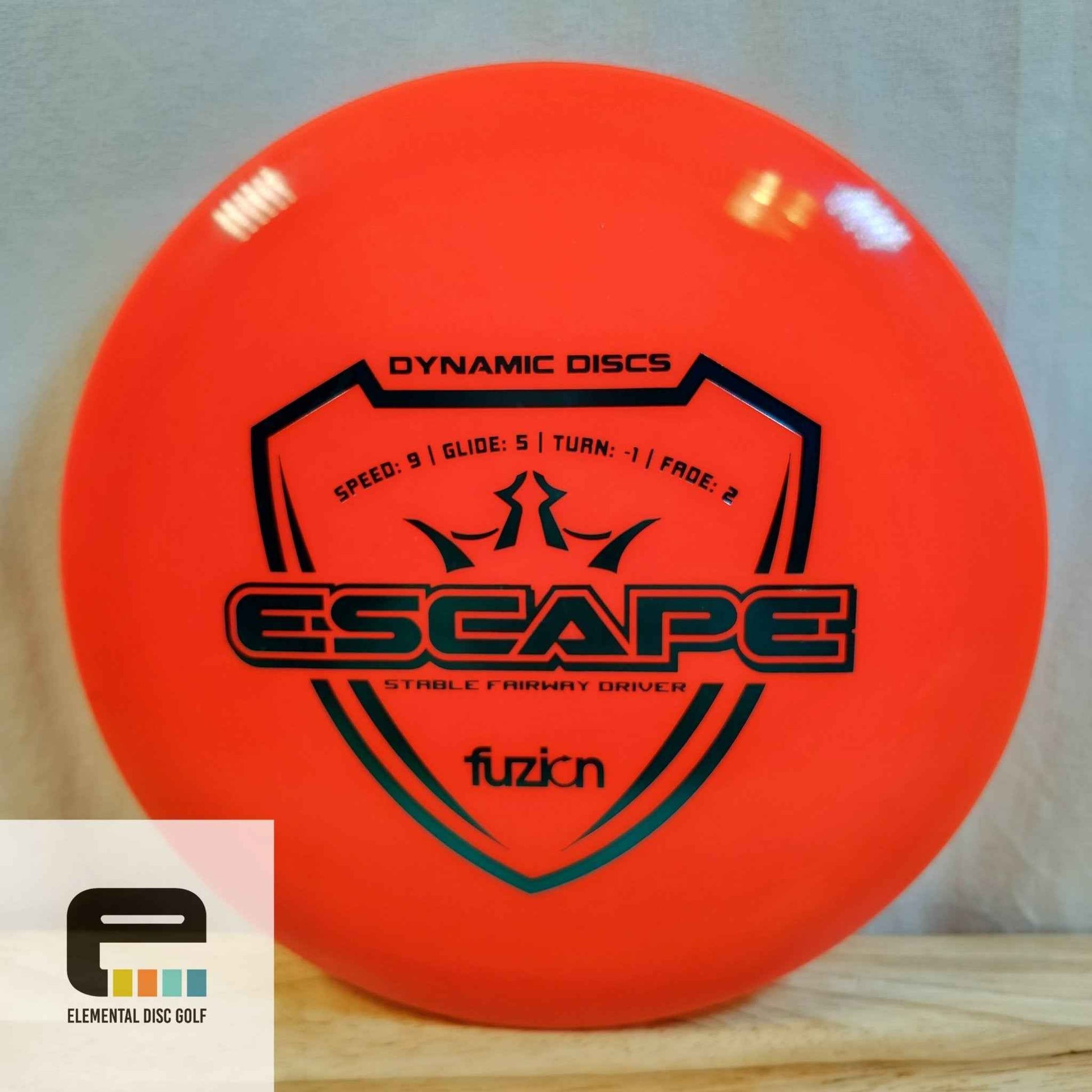 Dynamic Discs Fuzion Escape (9/5/-1/2) - Elemental Disc Golf
