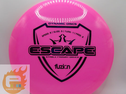 Dynamic Discs Fuzion Escape (9/5/-1/2) - Elemental Disc Golf