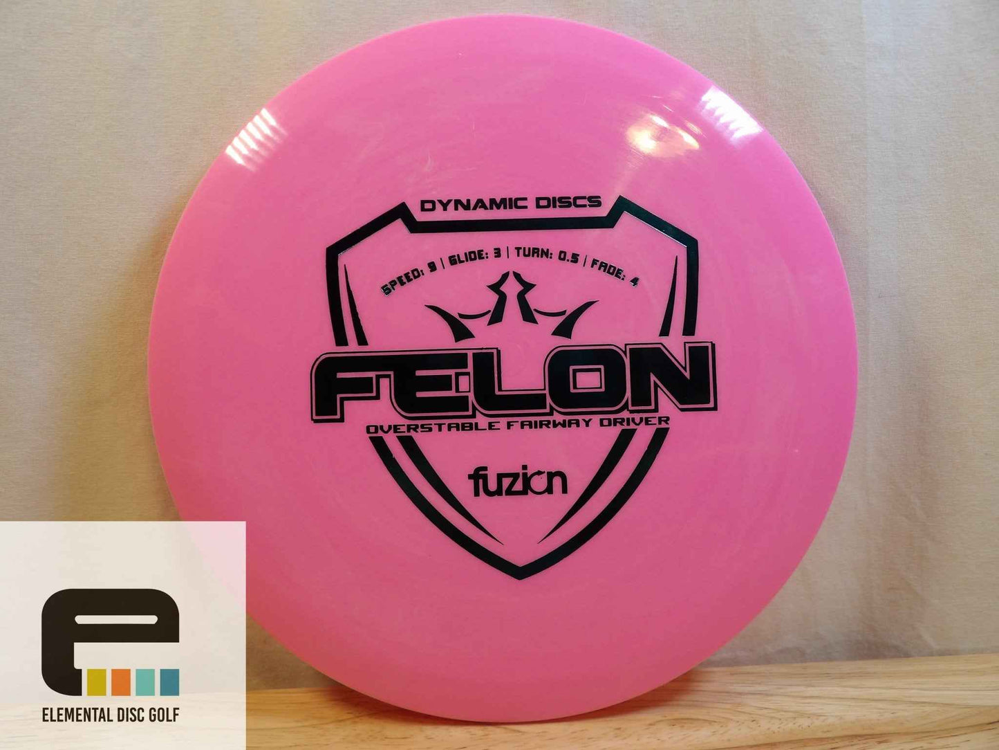 Dynamic Discs Fuzion Felon (9/3/0.5/4) - Elemental Disc Golf