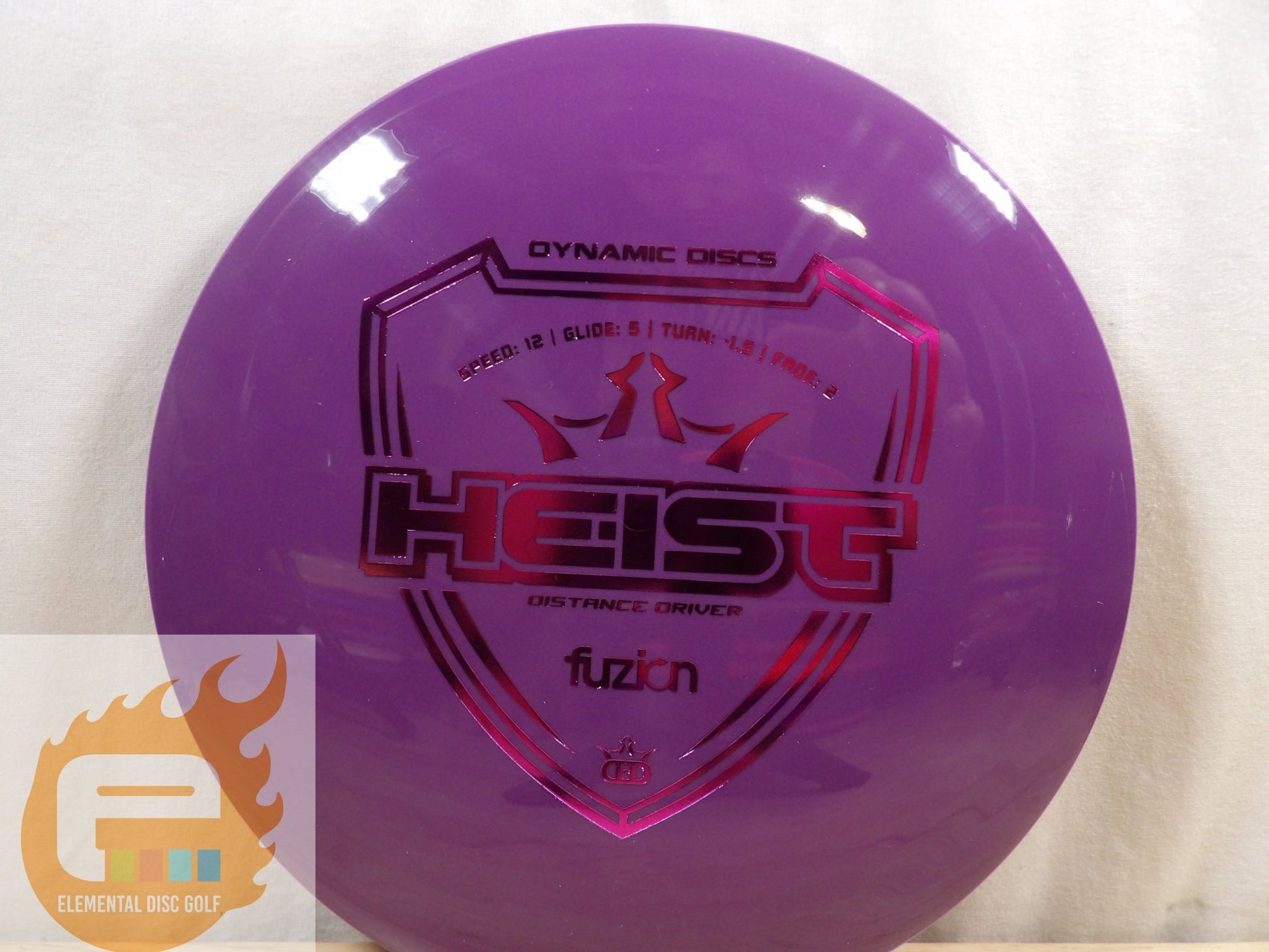 Dynamic Discs Fuzion Heist (12/5/ - 1.5/2) - Elemental Disc Golf