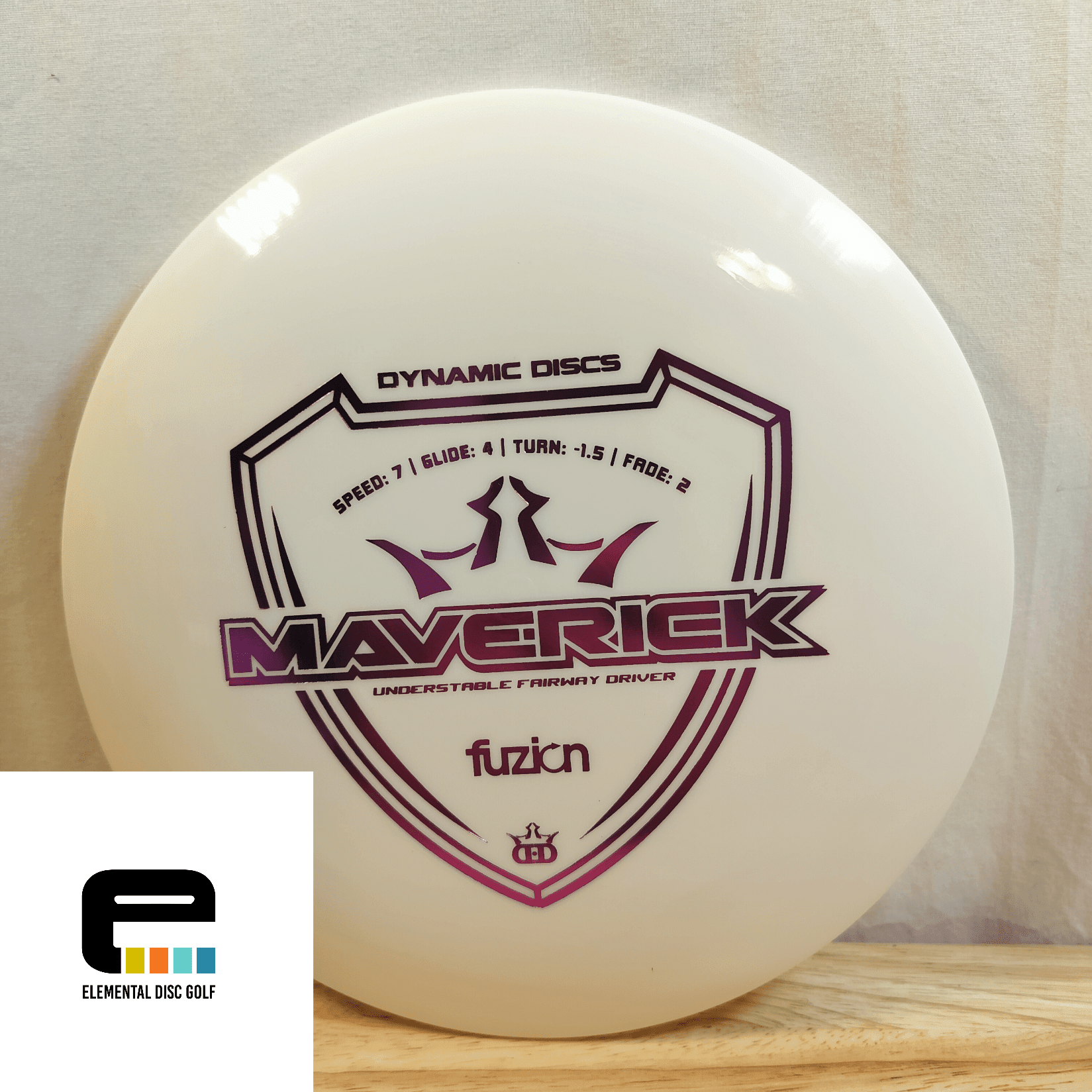 Dynamic Discs Fuzion Maverick (7/4/-1.5/2) - Elemental Disc Golf