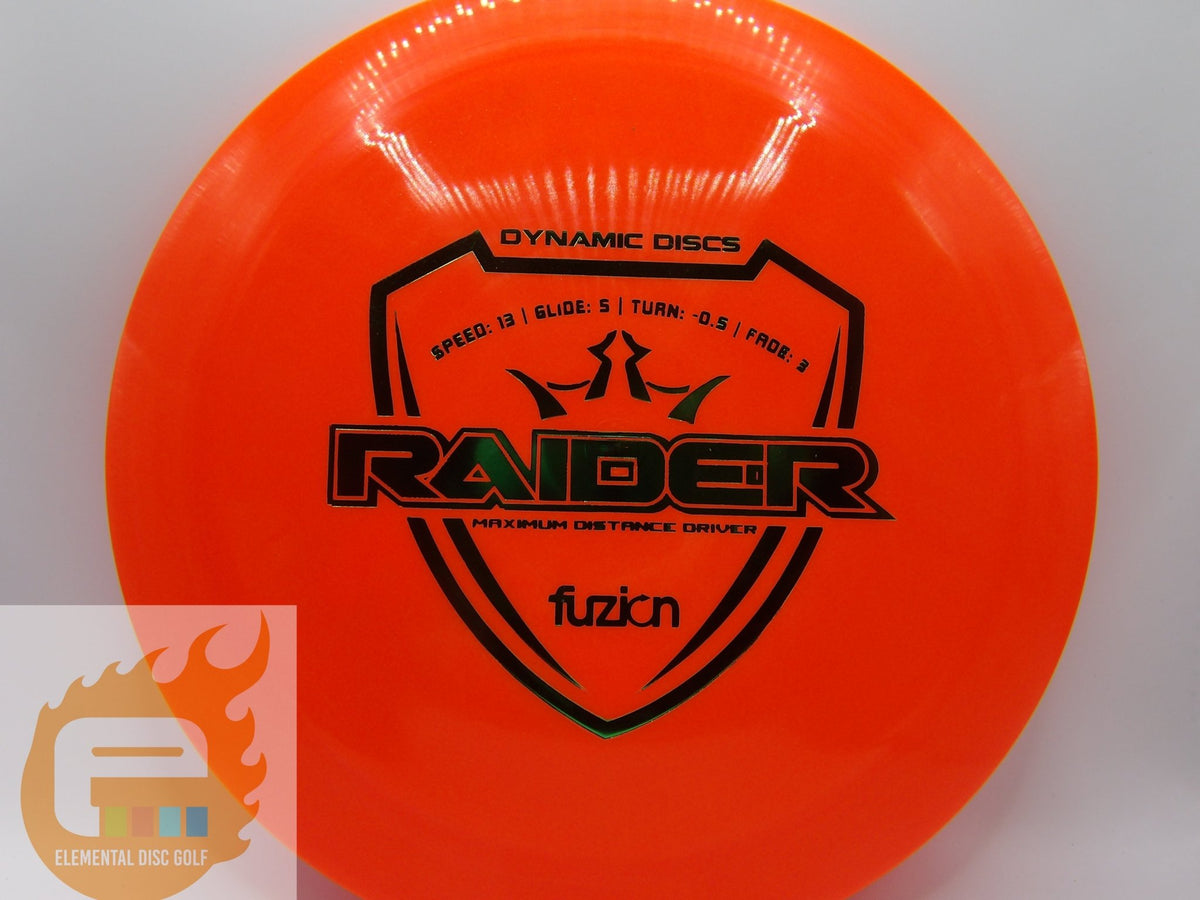 Dynamic Discs Fuzion Raider (13/5/-0.5/3) - Elemental Disc Golf
