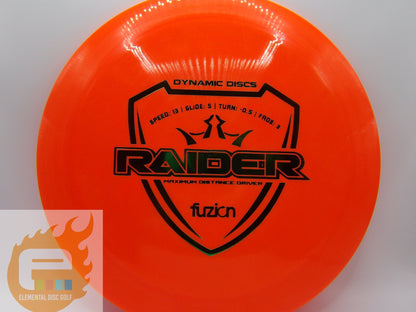 Dynamic Discs Fuzion Raider (13/5/-0.5/3) - Elemental Disc Golf