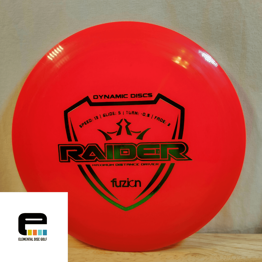 Dynamic Discs Fuzion Raider - Elemental Disc Golf