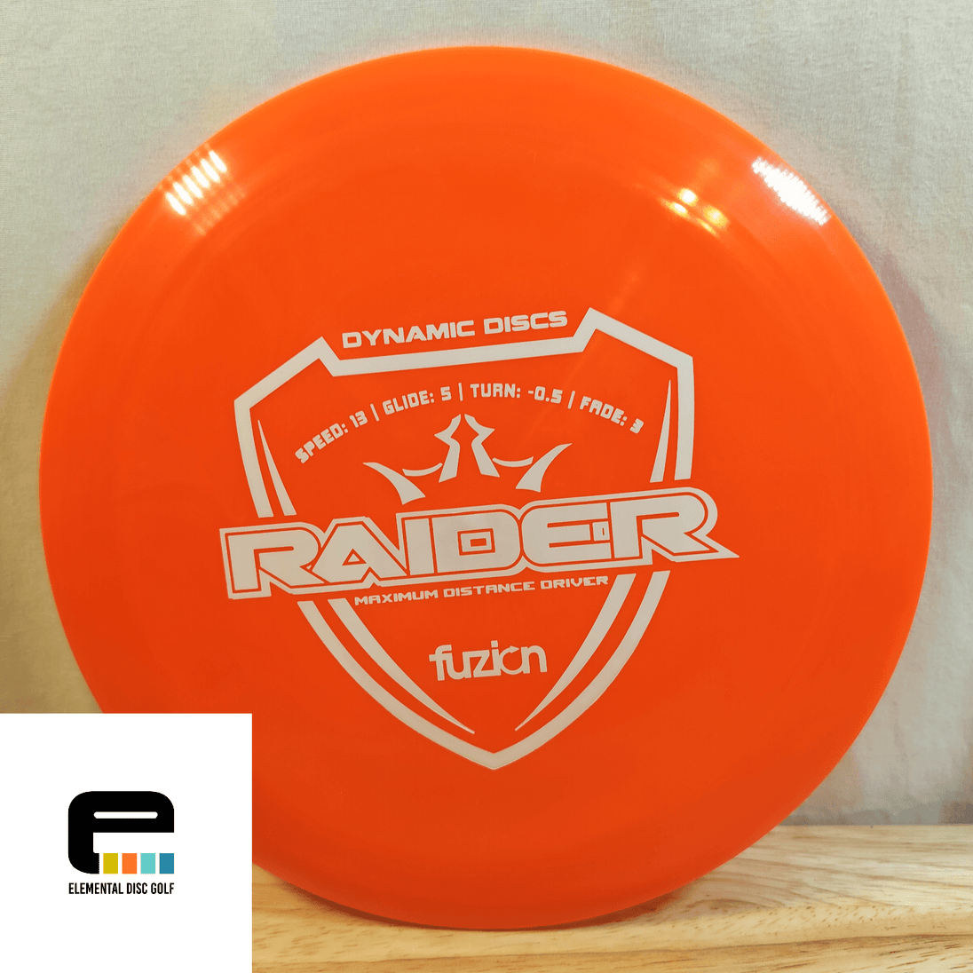 Dynamic Discs Fuzion Raider - Elemental Disc Golf