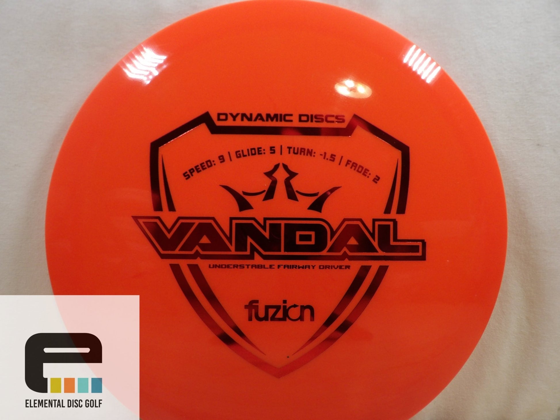 Dynamic Discs Fuzion Vandal - Elemental Disc Golf