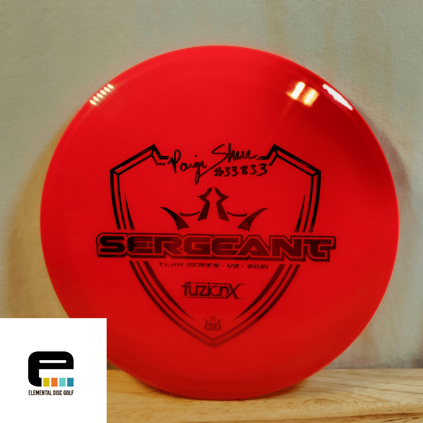 Dynamic Discs FuzionX Sergeant (Paige Shue 2021) (Copy) - Elemental Disc Golf