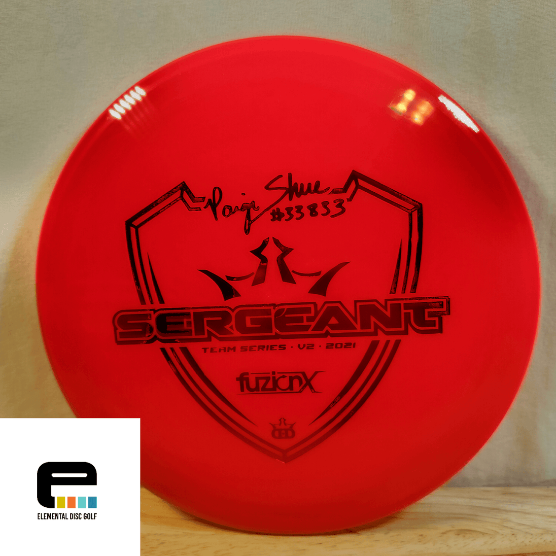 Dynamic Discs FuzionX Sergeant (Paige Shue 2021) (Copy) - Elemental Disc Golf