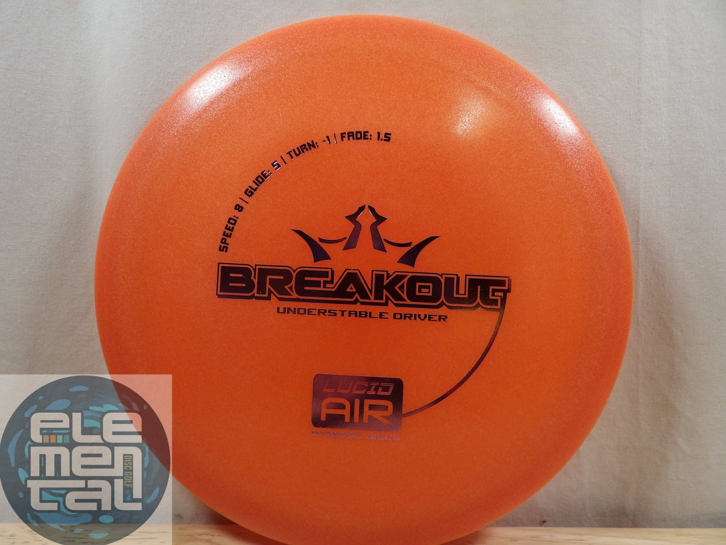 Dynamic Discs Lucid Air Breakout (8/5/-1/1.5) - Elemental Disc Golf