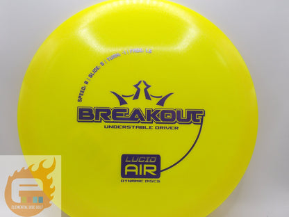 Dynamic Discs Lucid Air Breakout (8/5/-1/1.5) - Elemental Disc Golf